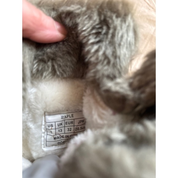 Dream Pairs Kids Snow Boots Waterproof Fur Lined Pink Gray Size 1 - Picture 5 of 7